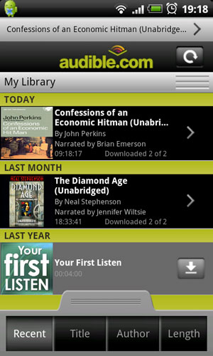 Download audible app for android